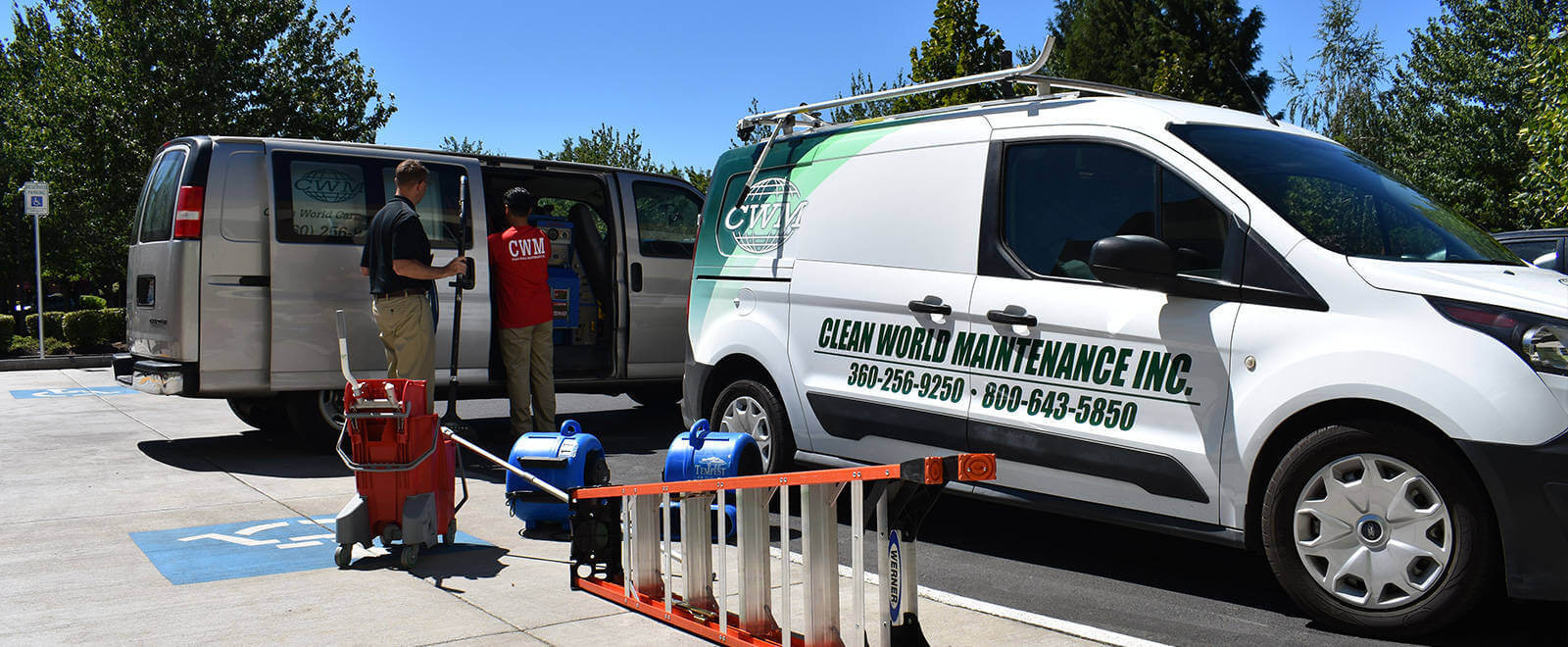 Improve your environment now, call Clean World Maintenance!
